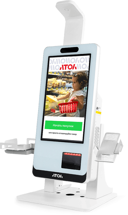 C KIOSK CRT103 — настольный, вид спереди